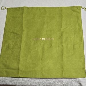 Tory Burch Green Dust Bag 21 X 22 Inches